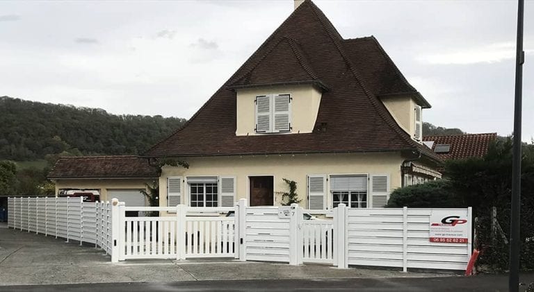 Création d'une clôture aluminium à Gan (64)