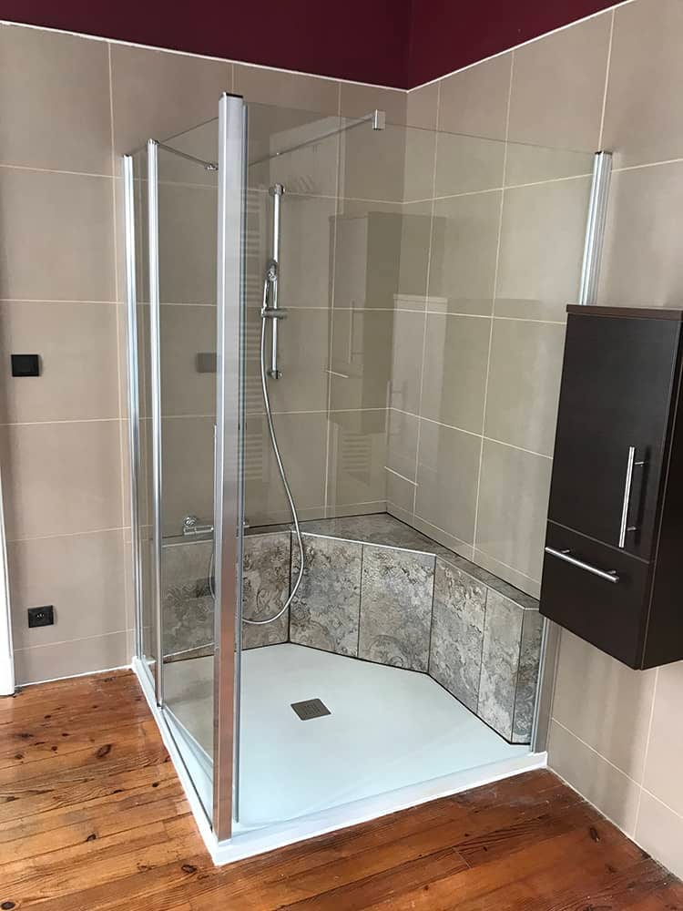 Rénovation d'une zone baignoire à Pau (64)