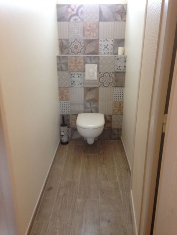 Rénovation d'un WC à Lescar (64) - Après