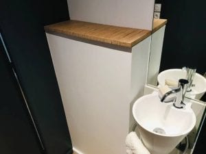 Rénovation d'un wc suspendu à Pau (64)