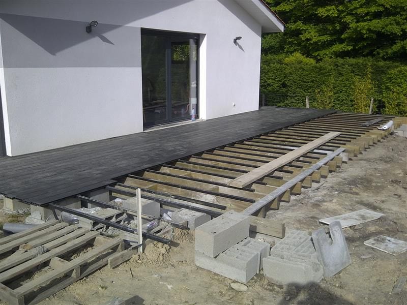 Réalisation d'une terrasse à Pau (64)