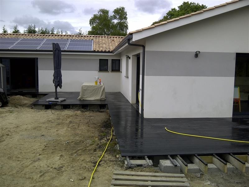 Réalisation d'une terrasse à Pau (64)