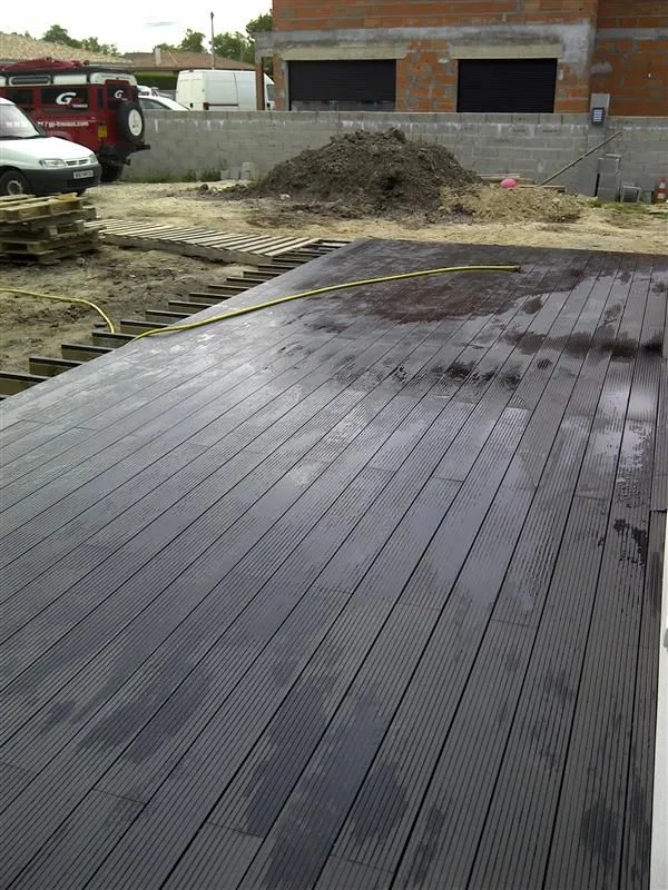 Réalisation d'une terrasse à Pau (64)